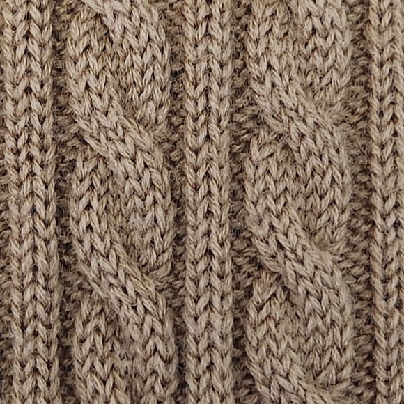 Ports International caramel/camel/beige virgin wool pockets cardigan S - Picture 5 of 9